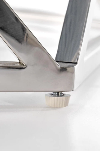 Stolik kawowy Tina szklany heksagonalny dymiony glamour do salonu 80x70 cm Intesi