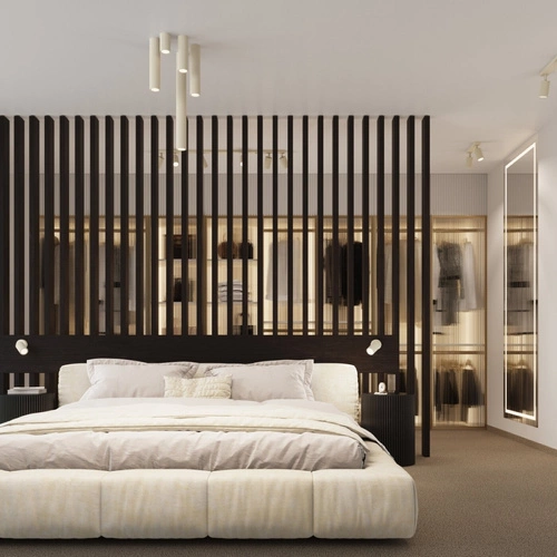 Plafon sufitowy KARBON 4 beżowy minimalistyczny z ruchomym kloszem do salonu i sypialni