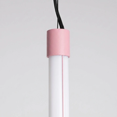 Lampa wisząca TRANG 50 różowa LED regulowana nad wyspę