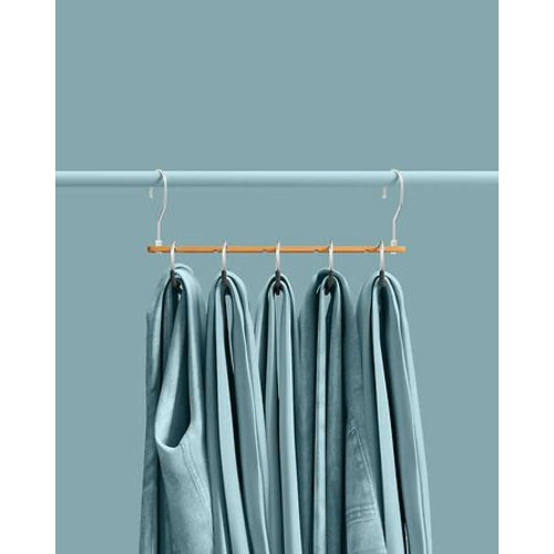 5five Simply Smart wieszak drewniany na 5 par spodni do szafy garderoby