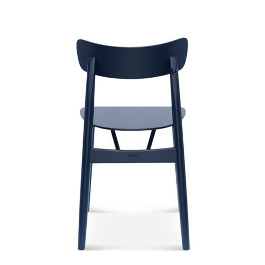 Krzesło drewniane Fameg Nopp personalizowane do jadalni i salonu skandynawskie retro