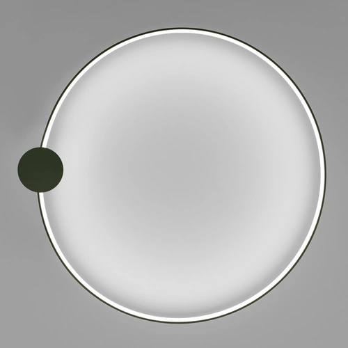 Plafon sufitowy LED RIO 110 zielony oliwkowy nowoczesny do salonu i kuchni Thoro