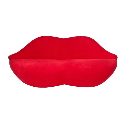 Sofa Usta czerwona nowoczesna inspirowana Kiss Bocca do salonu wełniana D2.DESIGN