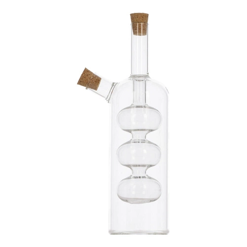 5five simply smart szklana butelka na oliwę i ocet 2w1 z korkiem 290 ml