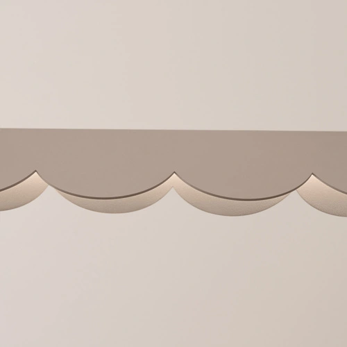Lampa wisząca BISCUIT taupe LED 3000K nad stół do salonu i kuchni