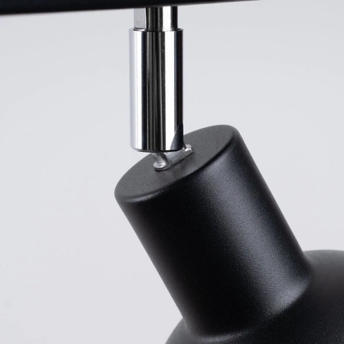 Plafon sufitowy ELBA 2 czarny loftowy metalowy regulowany do salonu i sypialni SOLLUX