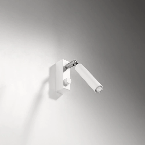 Kinkiet ścienny EYETECH biały nowoczesny metalowy do salonu łazienki sypialni Sollux