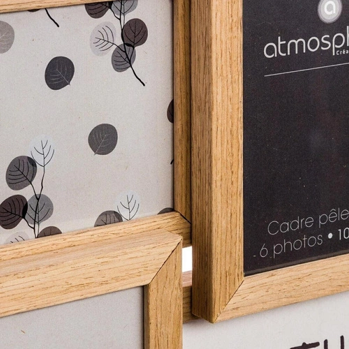 Ramka na zdjęcia 10x15 multiramka Mia Atmosphera naturalna wisząca kolaż na ścianę