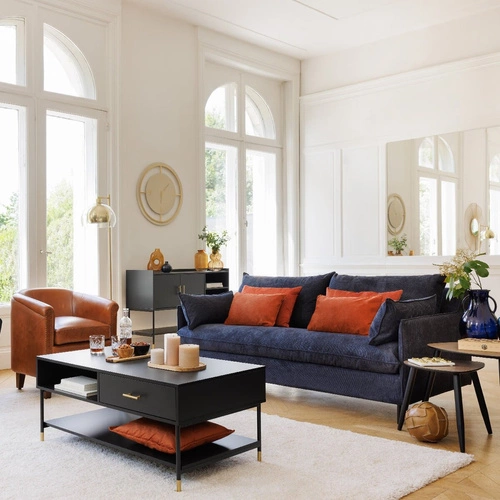 Lampa podłogowa Rivi złota glamour do salonu Atmosphera elegancka lampa stojąca 157 cm