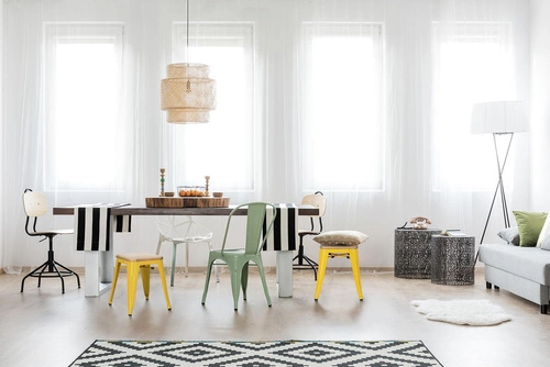 Stołek Paris 2 Wood żółty sosna naturalna