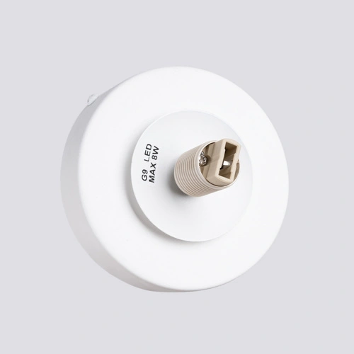 Kinkiet ścienny YOLI 1 biały nowoczesny do salonu i sypialni szkło SOLLUX LIGHTING