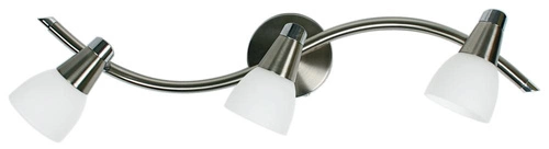 Lampa sufitowa Selia listwa 3x40W G9  nikiel mat/chrom biały (bż)