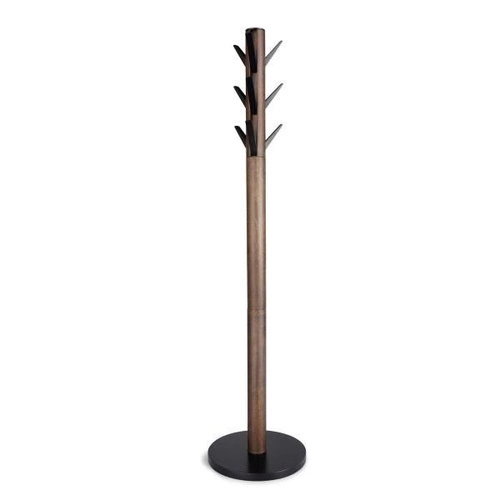 Wieszak Flapper czarny/orzech