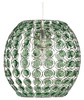 Lampa wisząca Rica 28 1x40W E27 zielony  + linka 85-10523