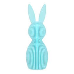 Intesi figurka wielkanocna królik duży turkusowy nowoczesna dekoracja na stół do salonu