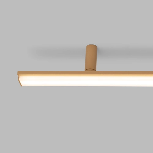 Plafon sufitowy LED LAGOM złoty nowoczesny do salonu i kuchni Thoro 4000K