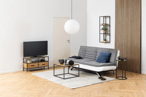 Szafka na książki Seaford I naturalny/czarny