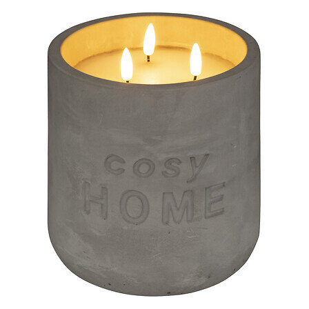 Świeczka LED So Cosy szara beton