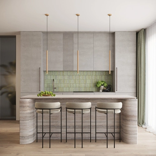 Lampa wisząca ARCHE 3P złota nowoczesna regulowana do salonu i jadalni SOLLUX