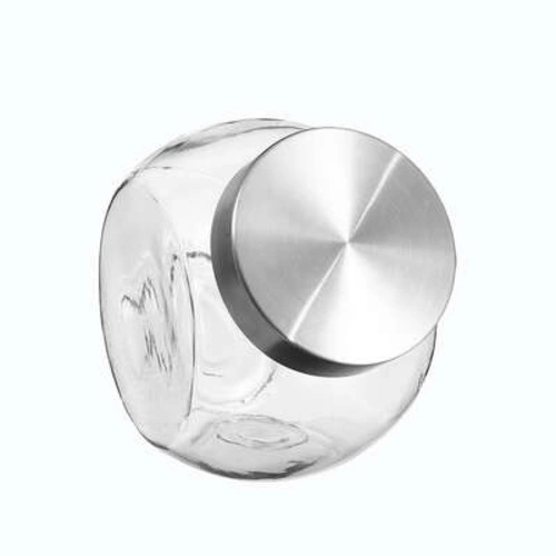 Szklany słój Nixo 650 ml stal nierdzewna