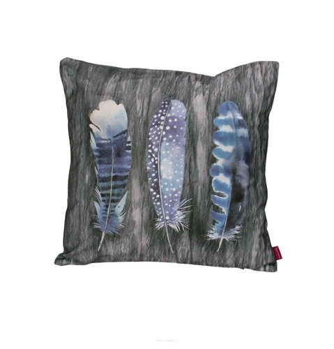 Poduszka dekoracyjna welurowa FLY AWAY multikolor 40x40 antyalergiczna do salonu