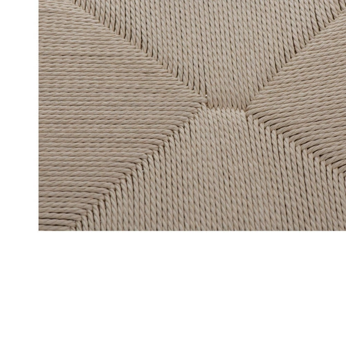 Krzesło drewniane Wicker D2.DESIGN białe do jadalni i kuchni w stylu prowansalskim