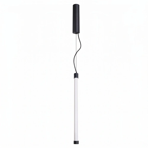 Lampa wisząca TRANG 50 czarna LED regulowana nad wyspę