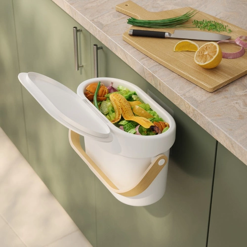 Kompostownik Bellwood biały/naturalny