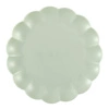 Talerz obiadowy Iris 25,5 cm okrągły zielony lekki do jadalni Intesi do zmywarki
