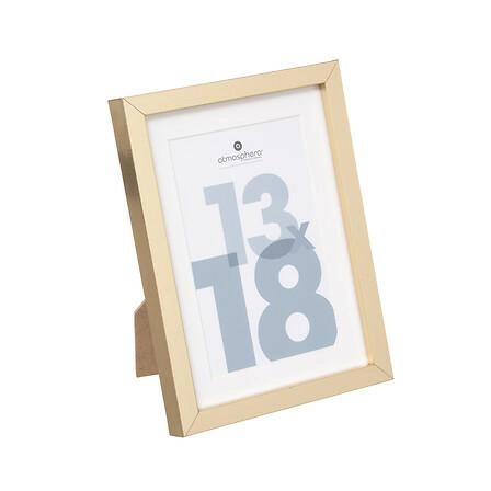 Ramka na zdjęcia 13x18 złota Manu Atmosphera nowoczesna na ścianę lub biurko