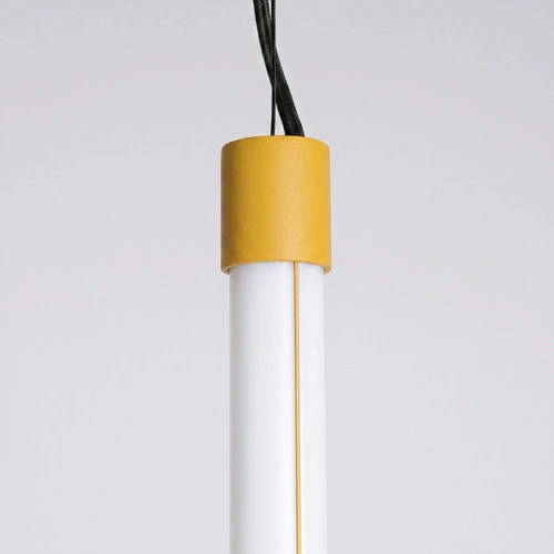 Lampa wisząca TRANG 50 żółta LED regulowana nad wyspę