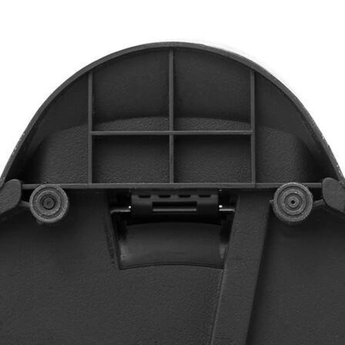 Kosz na śmieci Bam 30l czarny z bambusową pokrywą z pedałem do kuchni nowoczesny 5five