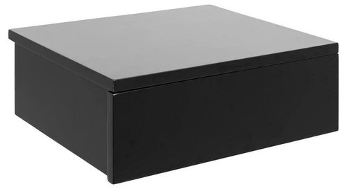 Szafka nocna Avignon wisząca czarna 37 cm, nowoczesny styl, Actona, elegancki design