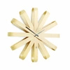 Zegar ścienny boho Umbra Ribon złoty 51 cm nowoczesny zegar do salonu lub sypialni