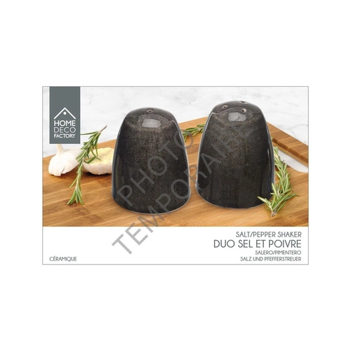 Zestaw solniczka i pieprzniczka Negro cz