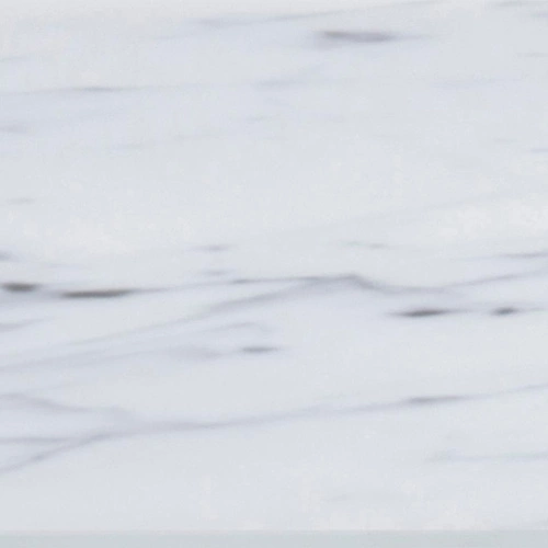 Stolik kawowy Alisma kwadratowy biały marmurowy szklany glamour do salonu Actona 80x80 cm