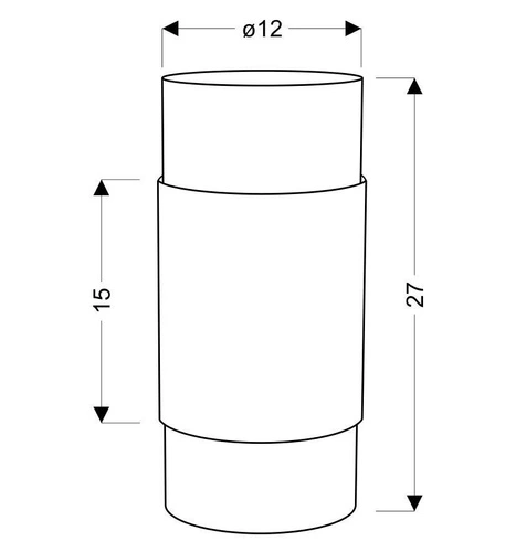 Lampa stołowa Wring 1x60W E27 chrom  transparent / biały