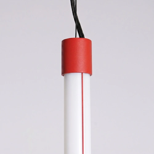 Lampa wisząca TRANG 100 czerwona LED nad wyspę regulowana
