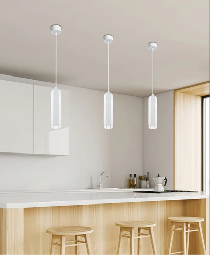 Lampa wisząca Tuba 1x50W GU10 6,3/25 biały