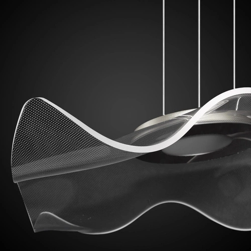 Lampa wisząca LED Velo no.2 chrom nowoczesna regulowana do salonu i jadalni 50 cm