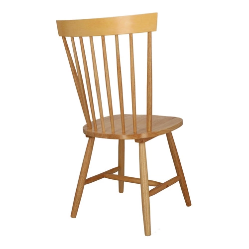 Krzesło drewniane Tulno Intesi do jadalni i kuchni, styl vintage, naturalny kolor, wygodne oparcie