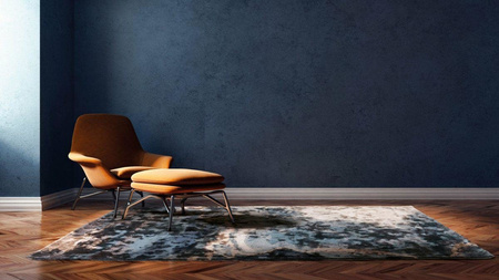 Dywan Escape Blue 200x300 Handmade Collection
