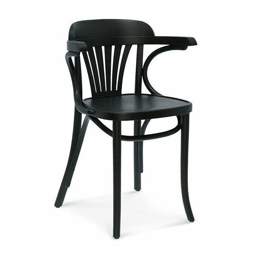 Krzesło tapicerowane z podłokietnikami Fameg B-165 do jadalni retro skóra naturalna personalizowane