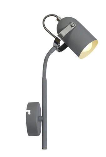 Kinkiet Gray na wysięgniku 1x40W E14  szary