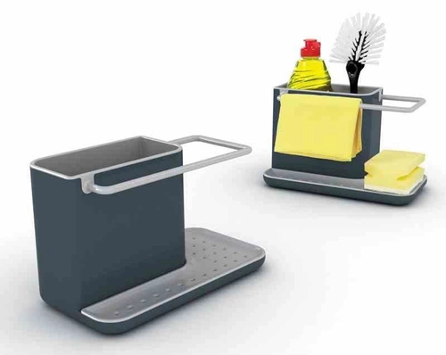 JJ - Pojemnik na akcesoria do zmywania szary