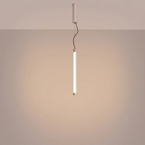 Lampa wisząca TRANG LED taupe regulowana nad wyspę do kuchni