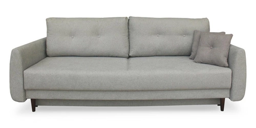 Sofa rozkładana Forn Intesi szara z funkcją spania i pojemnikiem do salonu styl skandynawski