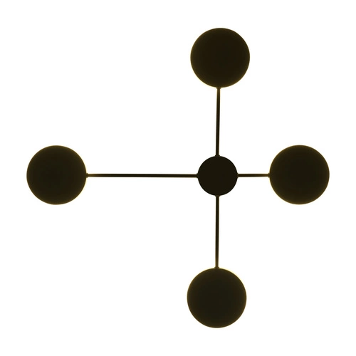 Nowoczesny kinkiet LED CLEX 112 cm czarny metalowy do salonu i sypialni Step into Design