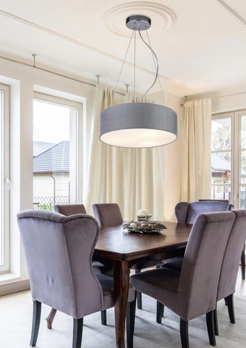 Nowoczesna lampa sufitowa Kioto 40 szara regulowana do salonu i sypialni CANDELLUX