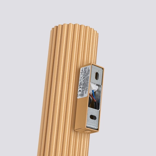 Kinkiet ścienny KARBON 20 złoty nowoczesny świeci góra dół glamour do salonu i sypialni SOLLUX